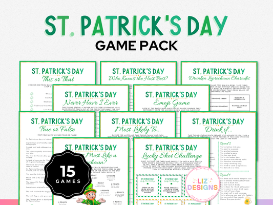 St. Patrick's Day Party Game Pack