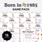 Born in 1985 Party Game Pack