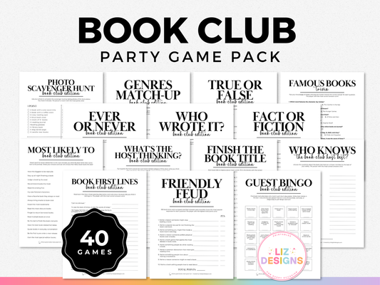 Book Club Game Pack (40 Games)