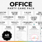 Office Party Game Pack (40 Games)