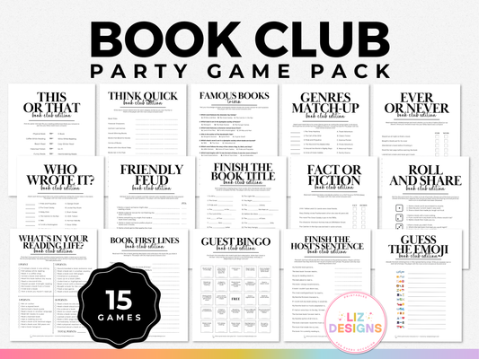Book Club Game Pack (15 Games)
