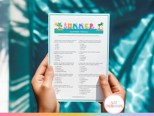 Summer Trivia Game