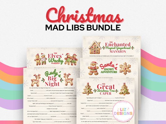 Christmas Mad Libs Bundle