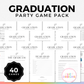 Graduation Party Game Pack