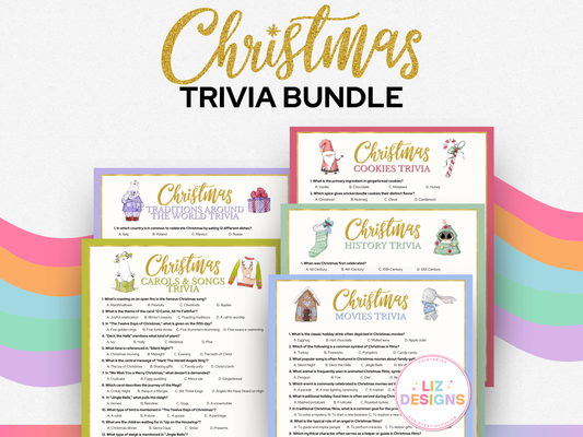 Christmas Trivia Game Bundle