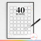 40 Reasons You're So Loved - Birthday Keepsake