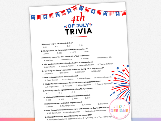 4th of July Trivia