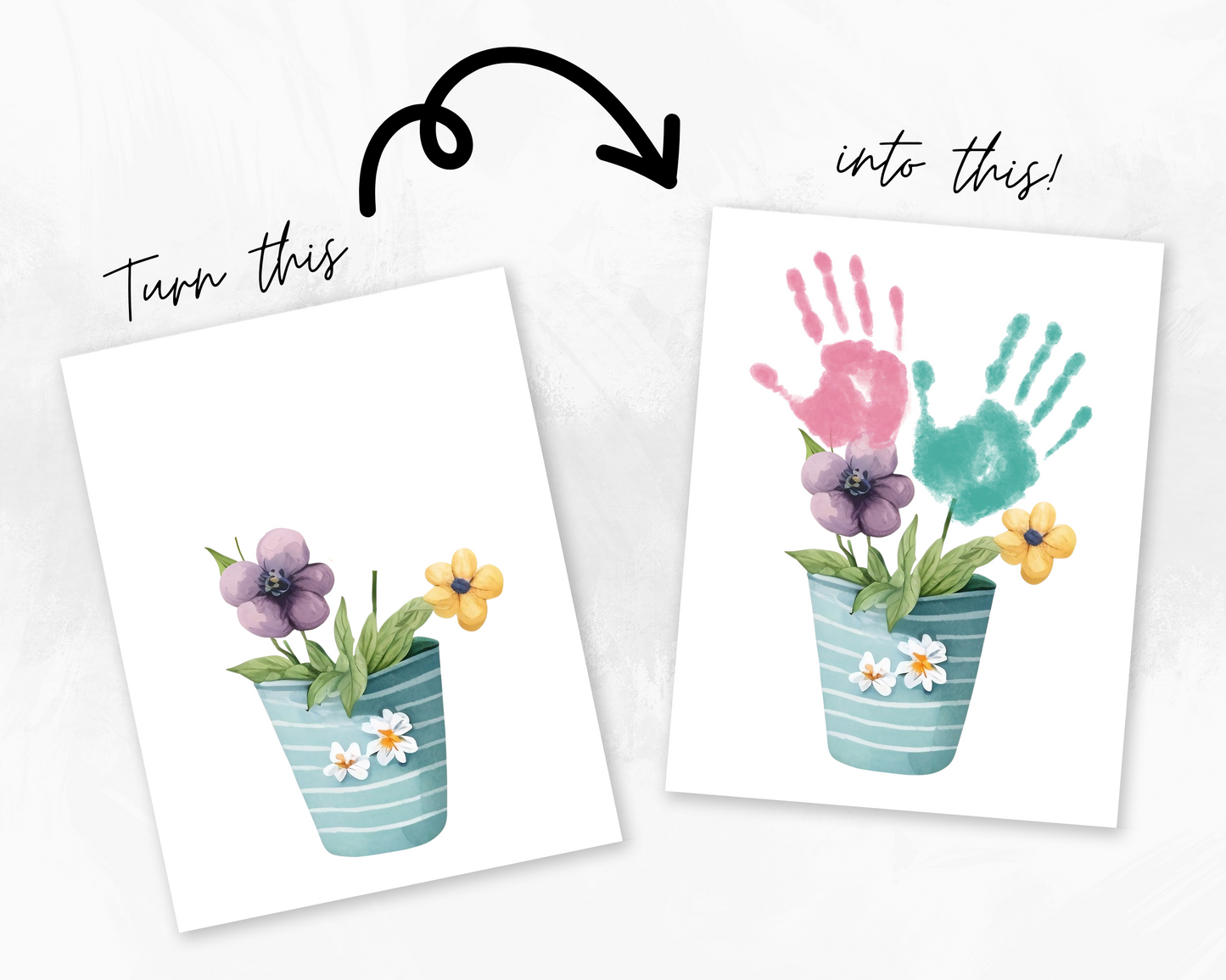 Spring Handprint Art