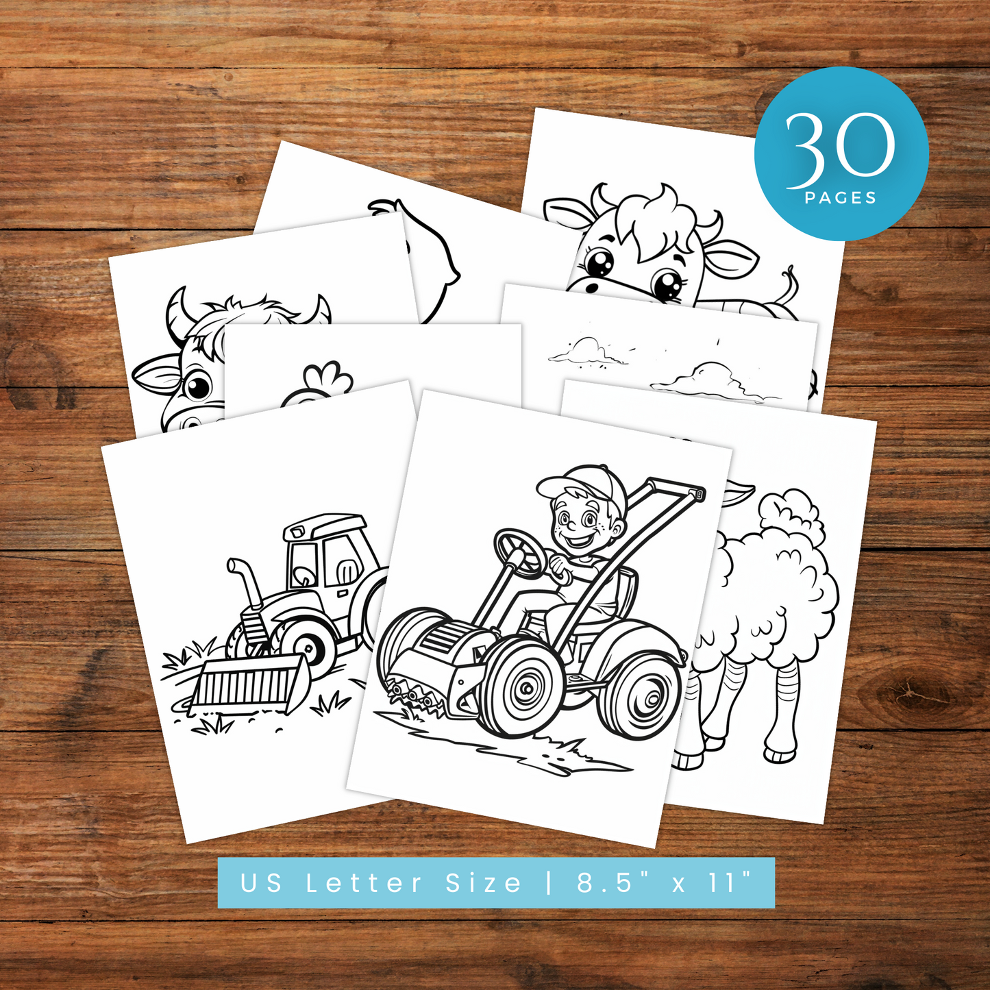 Farm Life - Coloring Book