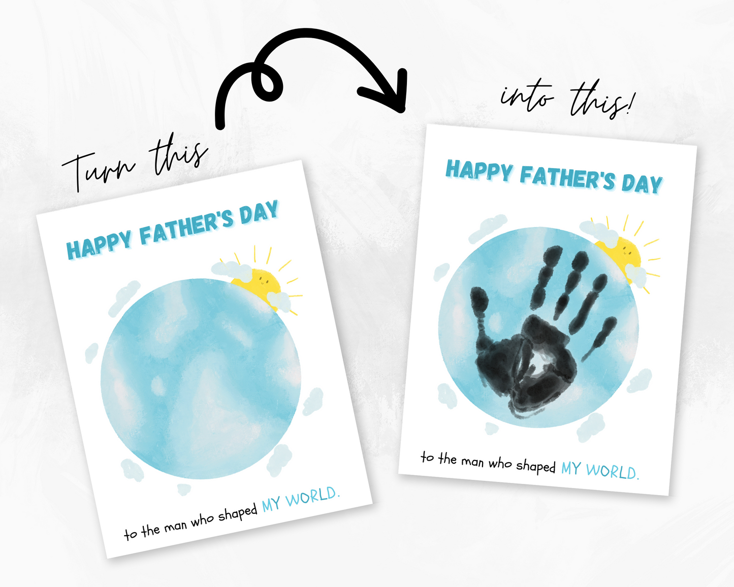 Father's Day Handprint Art