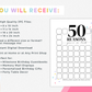 50 Reasons You're So Loved - Birthday Keepsake