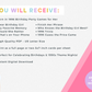 Born in 1996 - Birthday Party Game Pack for Her