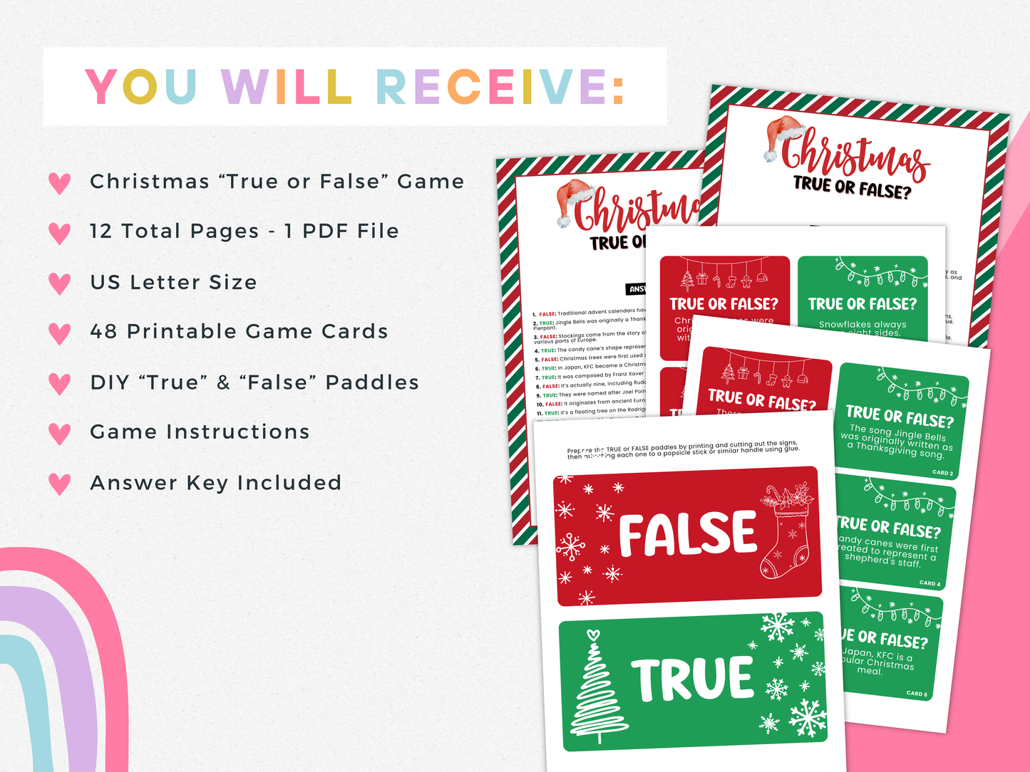 Christmas True or False Game