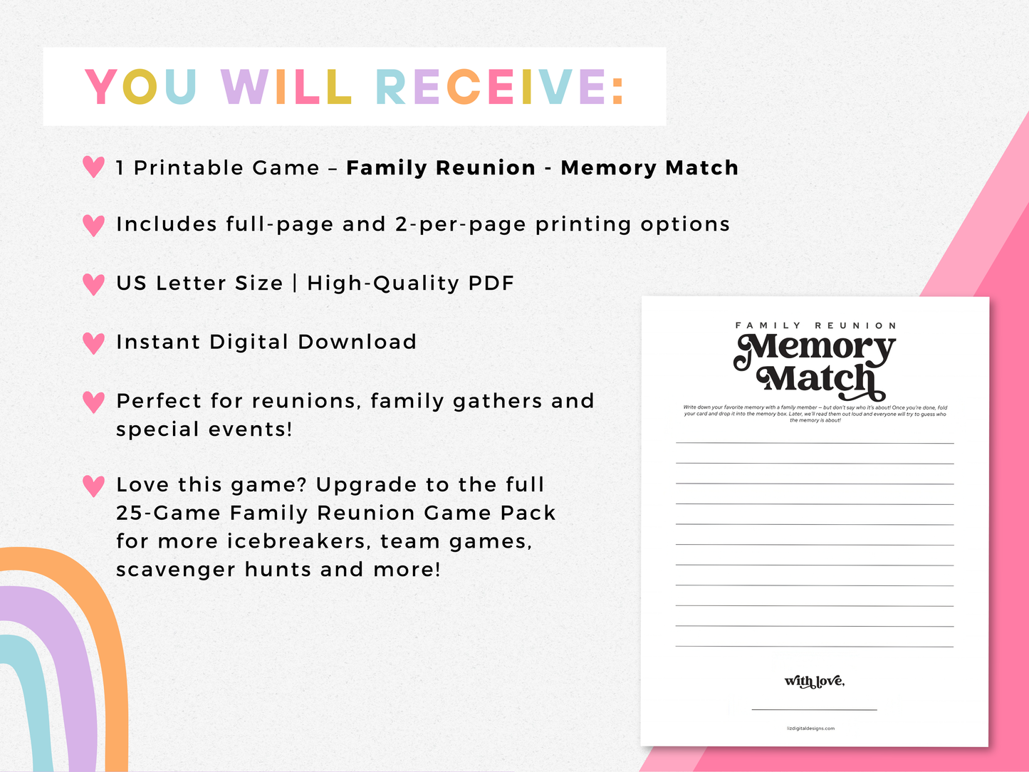 Family Reunion - Memory Match
