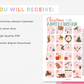 Christmas Countdown Advent Calendar (Pink)