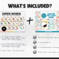 College Bundle - "Open When" Envelopes & Gift Card Book for College Students