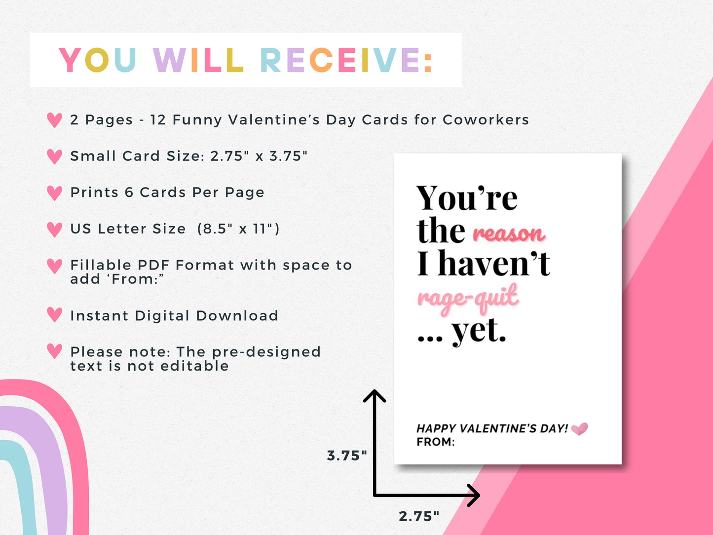 Funny Valentine's Day Cards for Coworkers