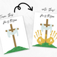 Easter - He is Risen Handprint Art