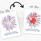 4th of July Fireworks Handprint Art