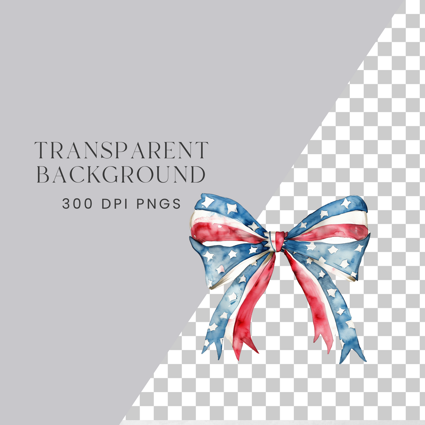 4th of July Coquette Clipart Pack