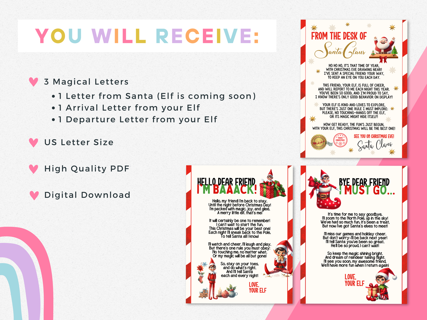 Holiday Elf Letter Kit