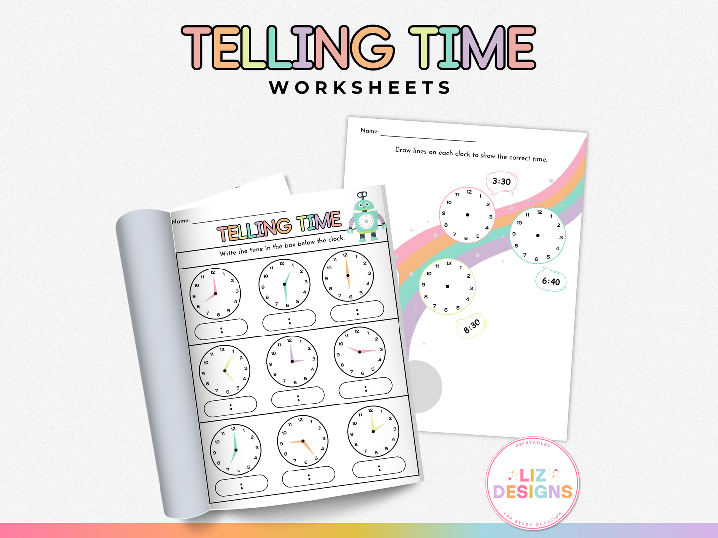 Telling Time Worksheets