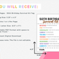50th Birthday Survival Kit Tags