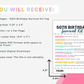50th Birthday Survival Kit Tags