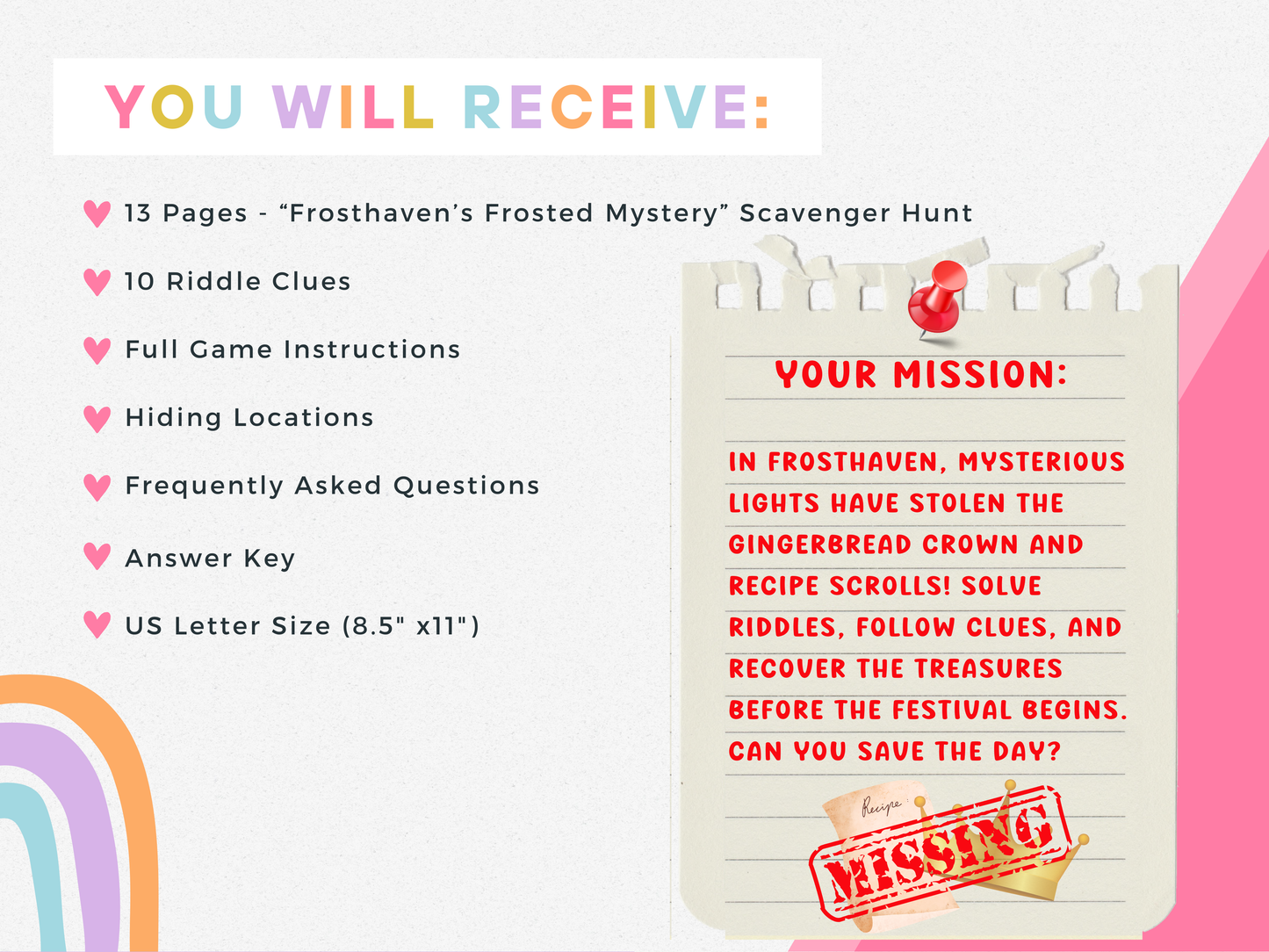 Winter Scavenger Hunt - Frosthaven's Frosted Mystery