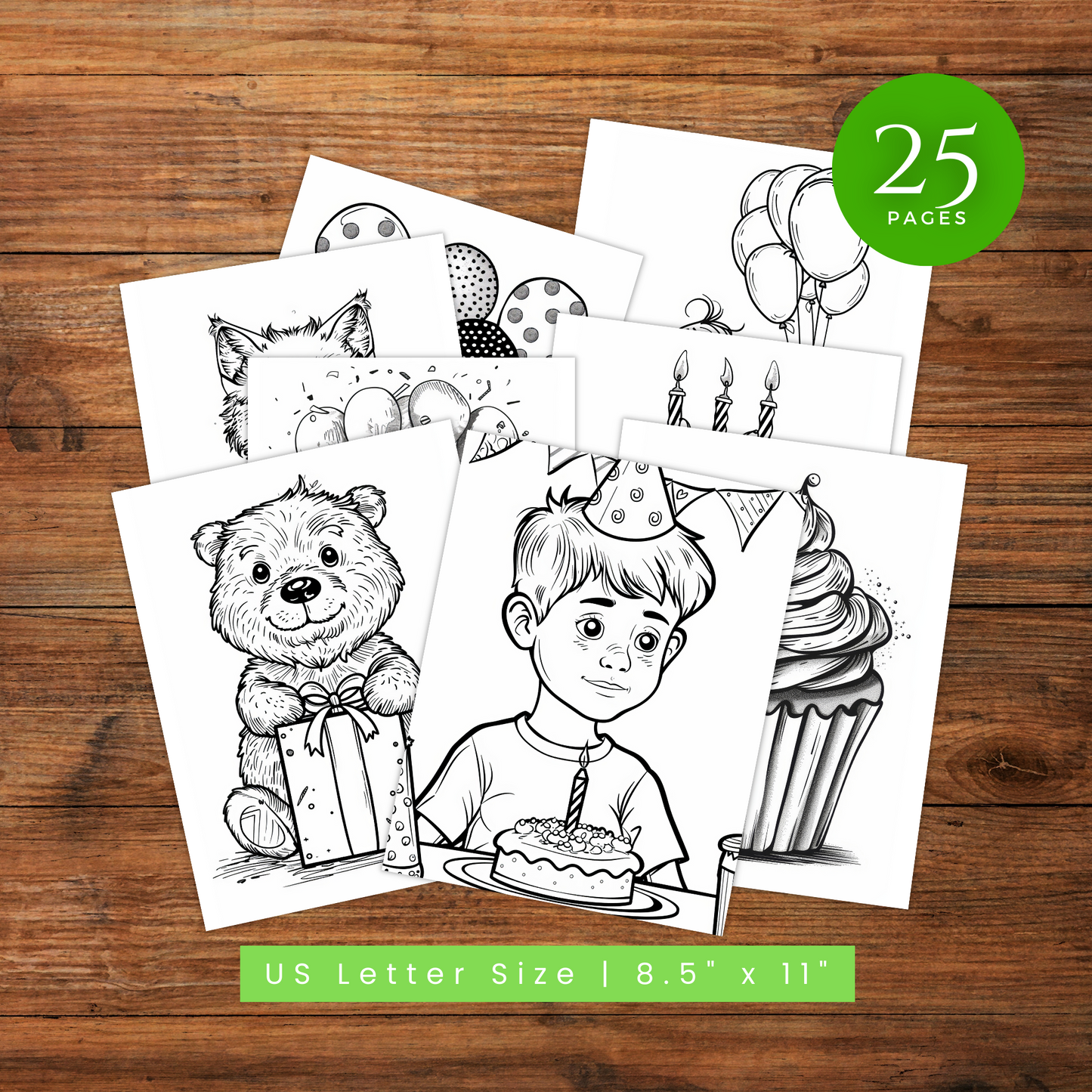 Birthday Party - Coloring Book