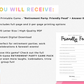 Retirement Party Game - Friendly Feud