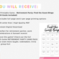 Retirement Party Game - Find the Guest Bingo