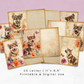 German Shepherd Puppy Vol 2 - Junk Journal & Scrapbooking Paper