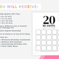 20 Reasons You're So Loved - Birthday Keepsake