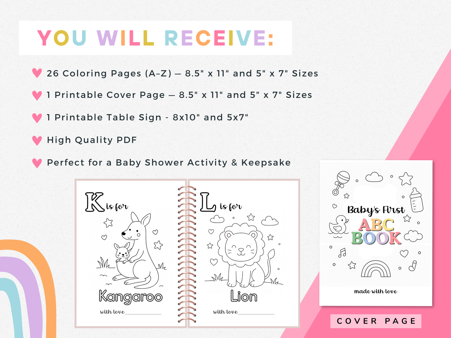 Baby's First ABC Coloring Book