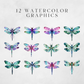 Dragonfly Dreams Clipart Pack