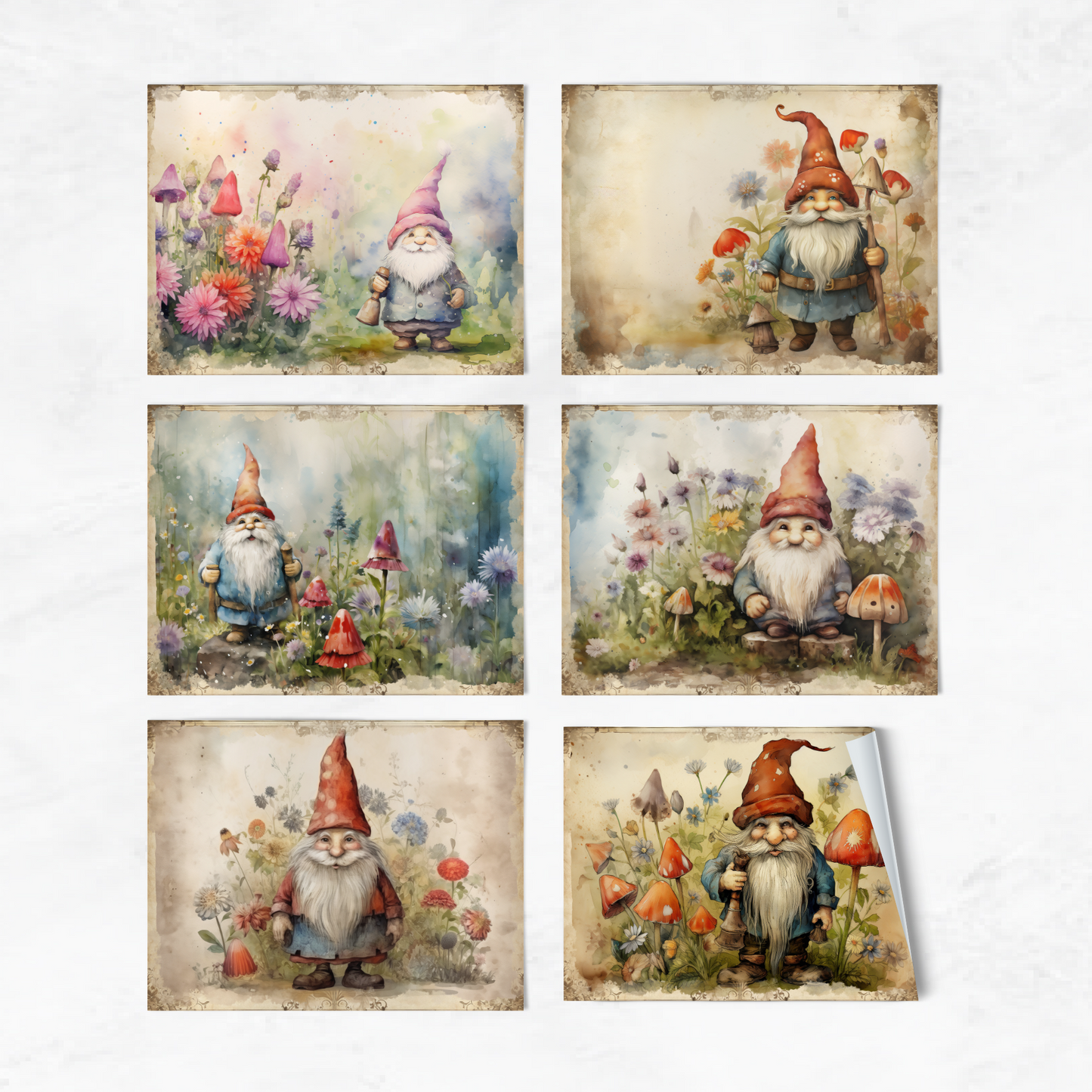 Gnomes Vol 1 - Junk Journal & Scrapbooking Papers