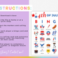 4th of July Bingo Cards