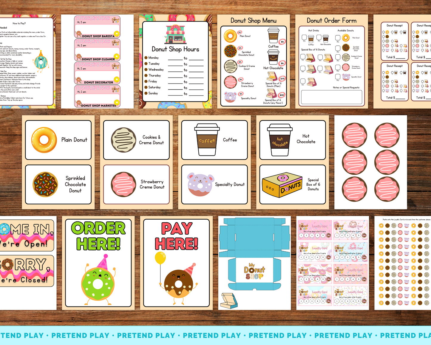 Donut Shop Pretend Play