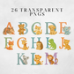 Animal Alphabet Clipart Pack