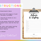 Retirement Party Game - Advice & Wishes
