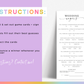 "Wedding Wagers" Wedding Prop Bet Game