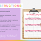 Valentine's Day Potluck Sign Up Sheet
