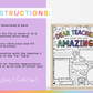 Teacher Appreciation Coloring Page