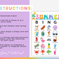Summer Bingo Cards