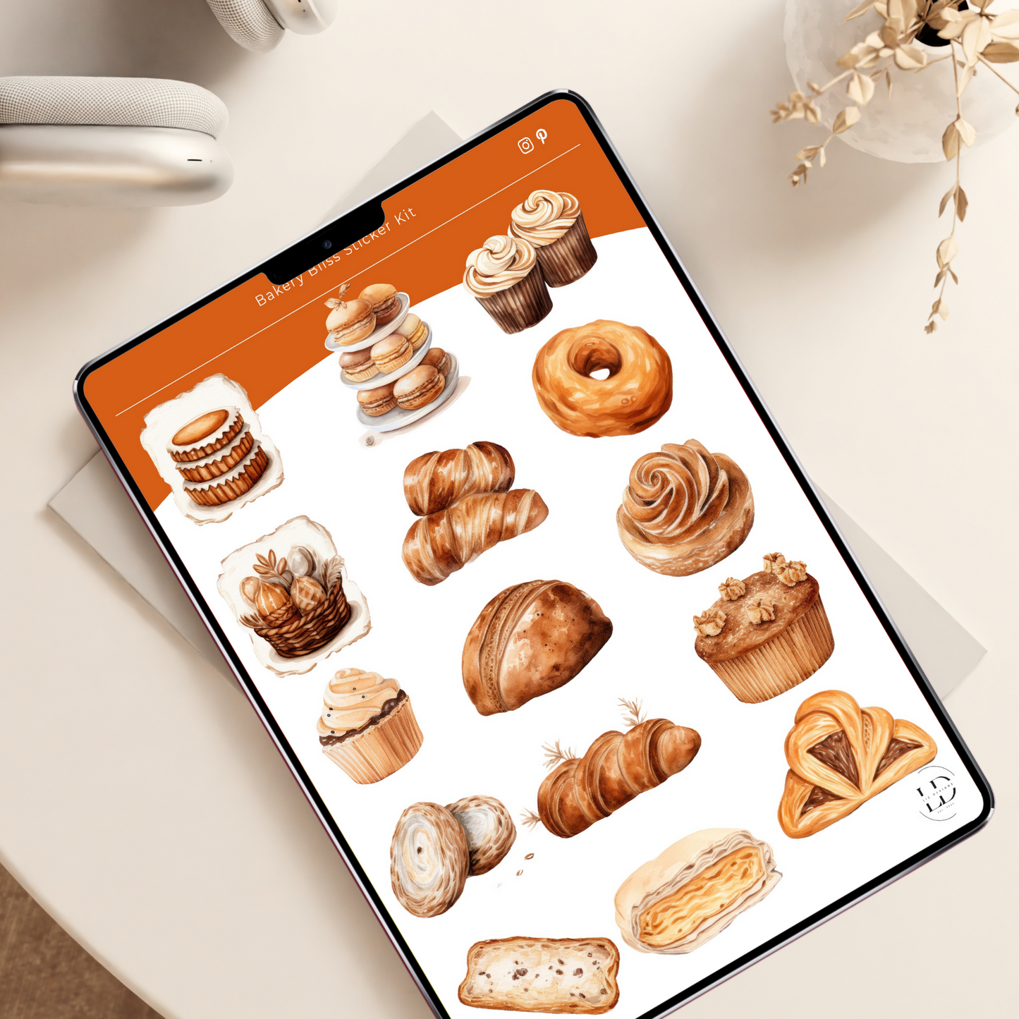 Bakery Bliss Digital Sticker Pack