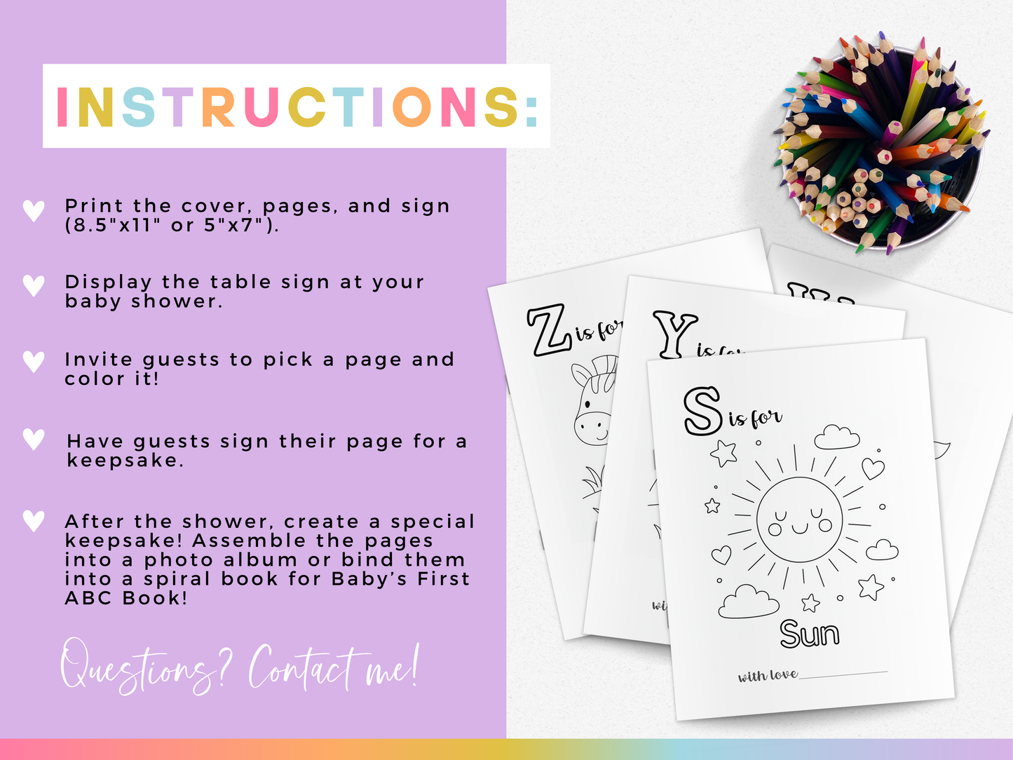Baby's First ABC Coloring Book