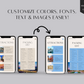 Mobile Travel Planner & Itinerary - Canva Template