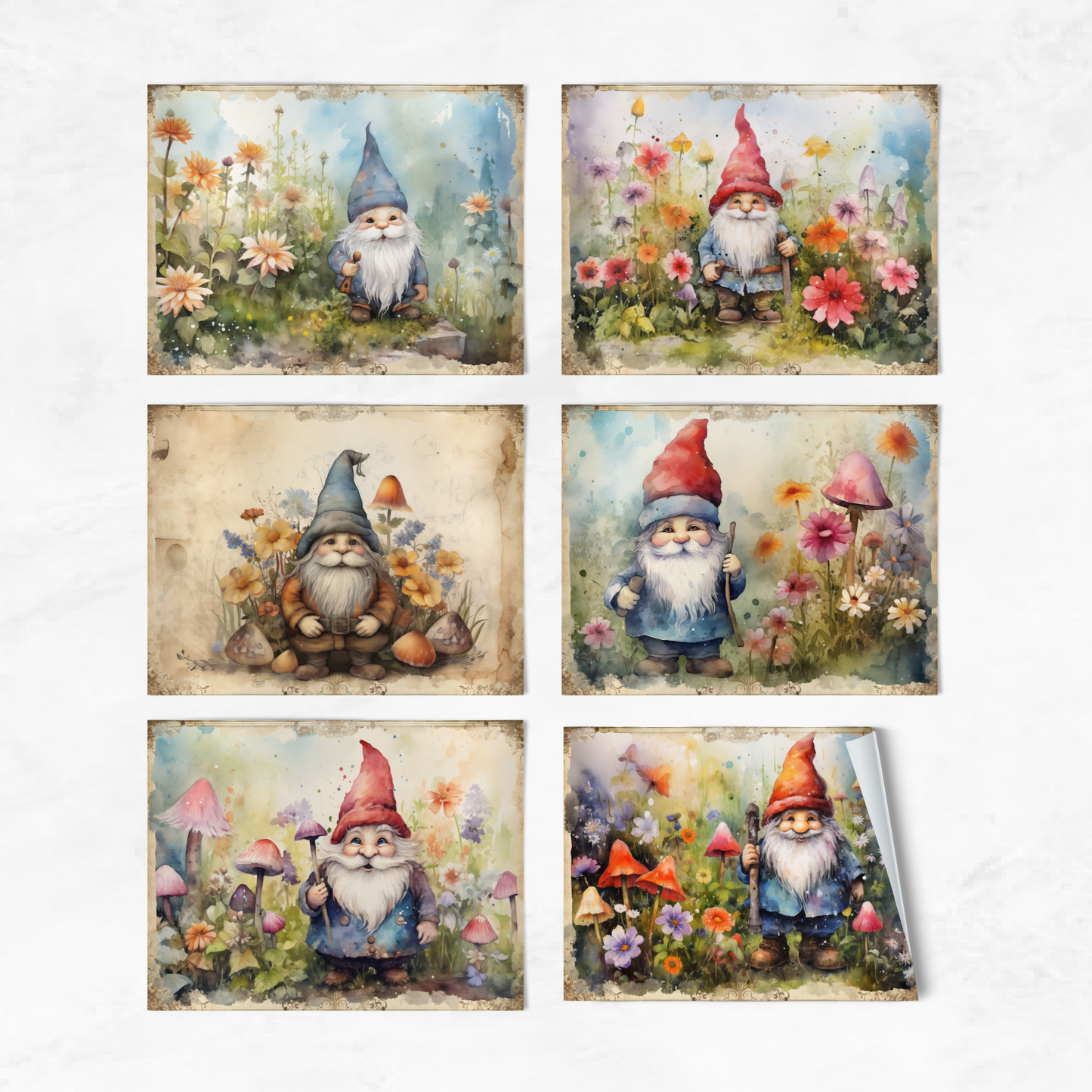 Gnomes Vol 2 - Junk Journal & Scrapbooking Papers