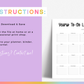Yearly To-Do List (Planner Insert)